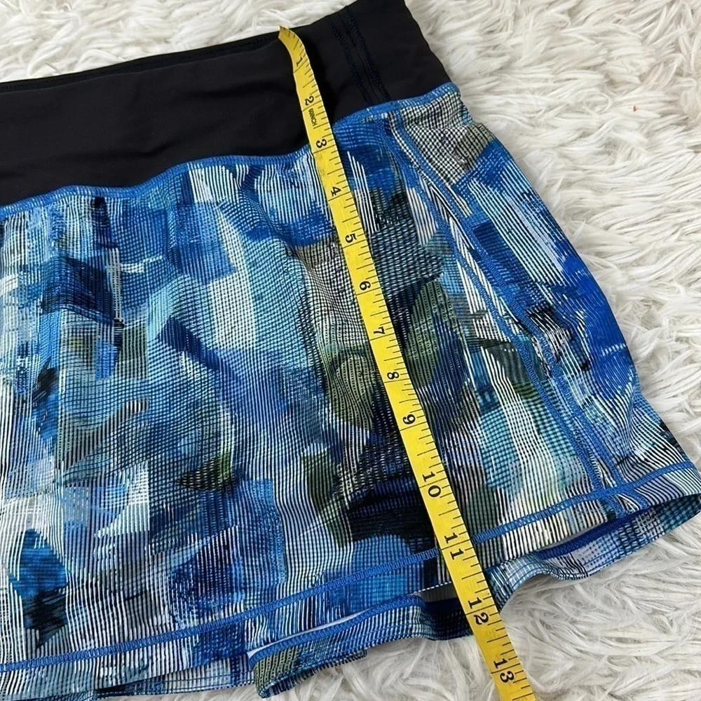 Lululemon Pace Rival Skirt (Regular) *No Panels Sun Dazed Multi Blue / Super Dar